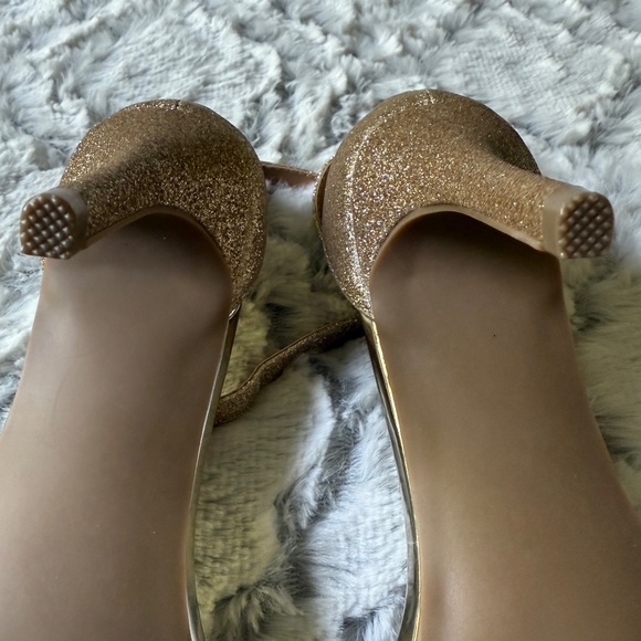 Gold glitter stilettos - Picture 7 of 11